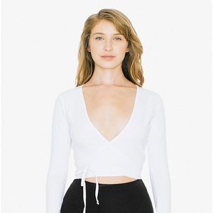 American Apparel Wrap Top